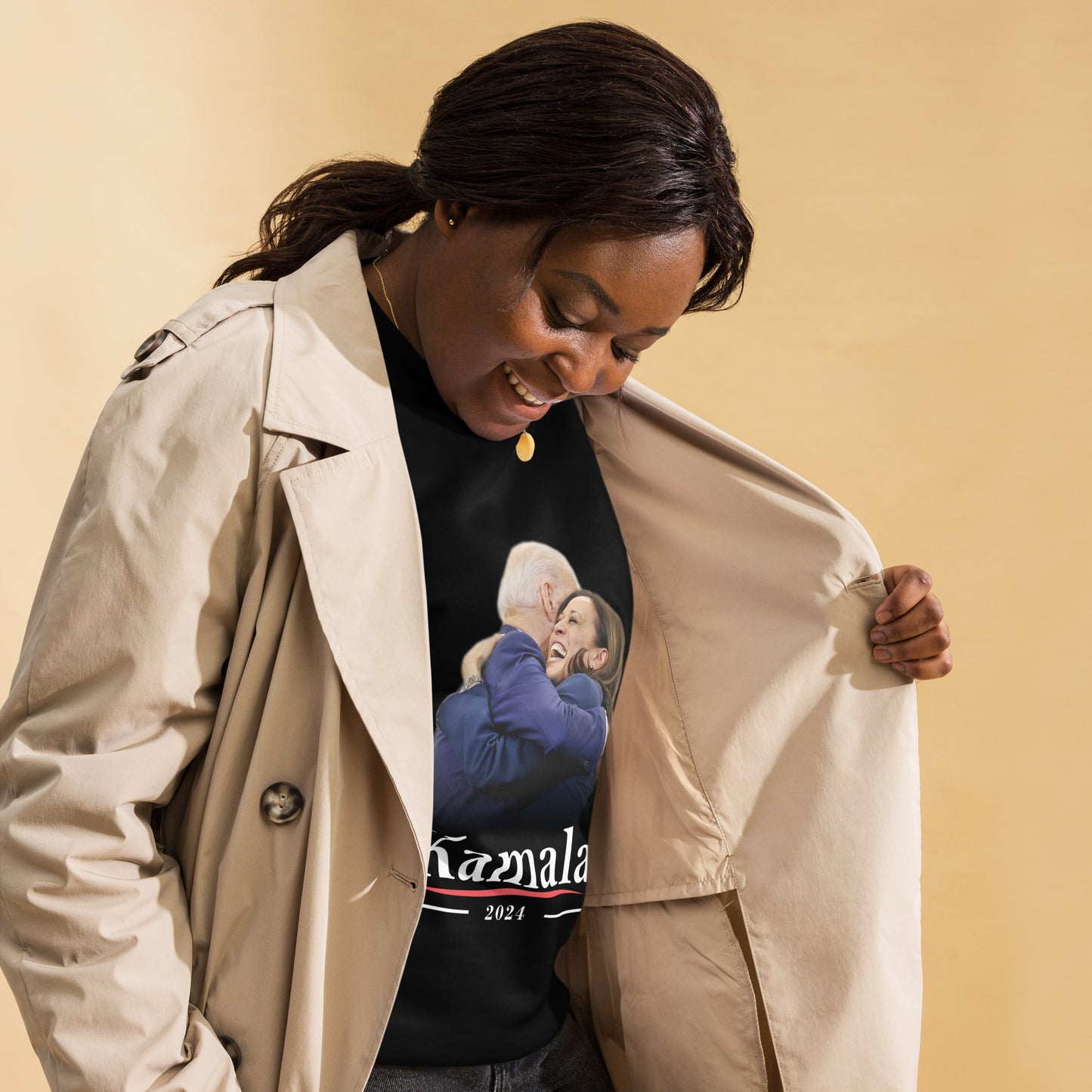 Kamala Harris 2024: Empowering Change Premium Sweatshirt (B)