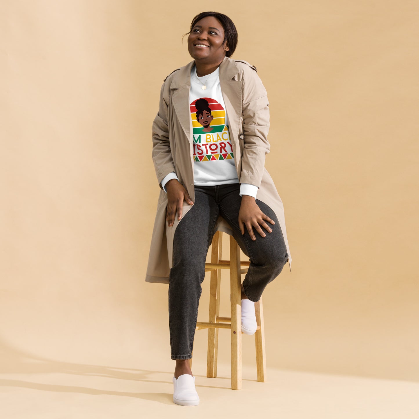 Black Girl Beauty Unisex Sweatshirt