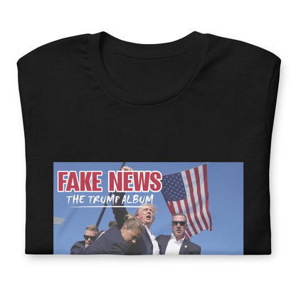 "Fake News: The Trump Album" Unisex T-Shirt Design