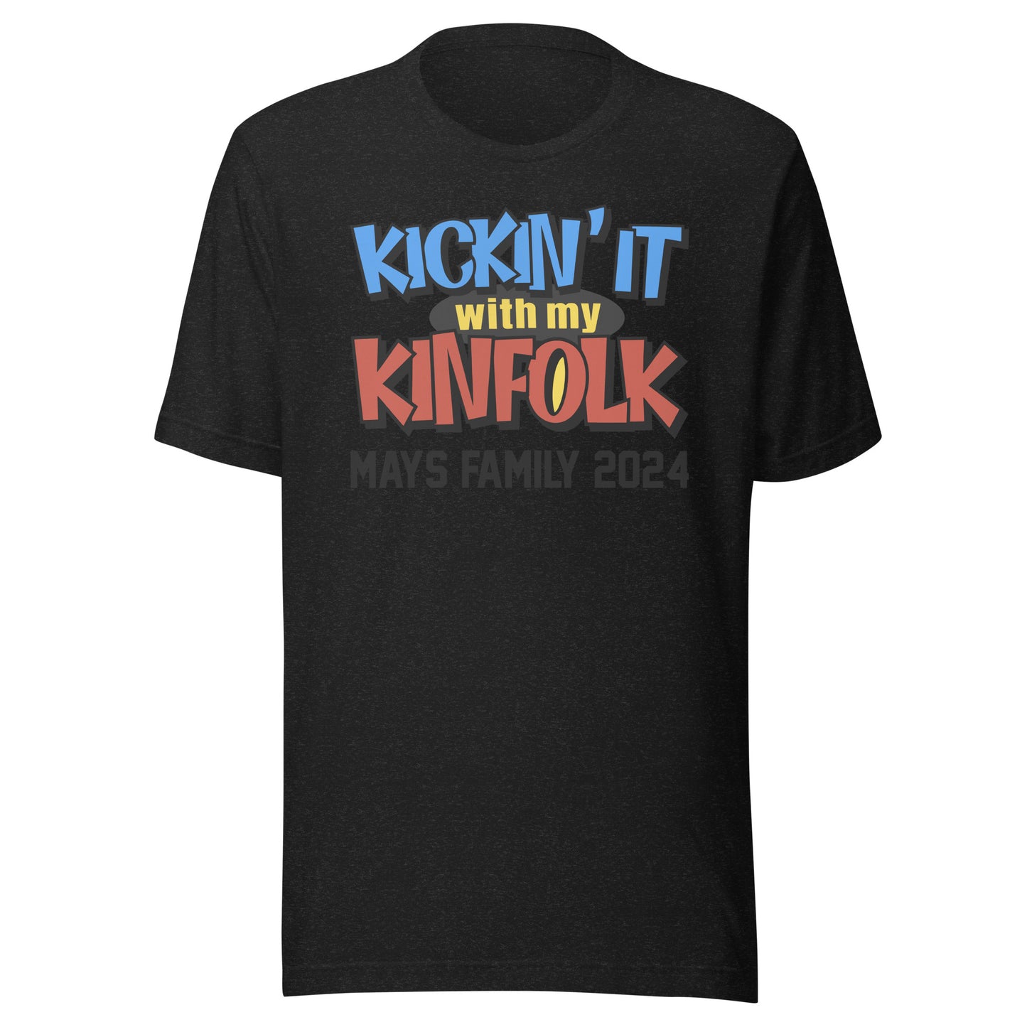 Kickin'It With My Kinfolk Customized T-shirt | Family Reunion | Family Matching Tees | Family Vacation | Personalized Family Gathering Tees