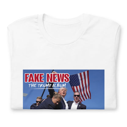 "Fake News: The Trump Album" Unisex T-Shirt Design