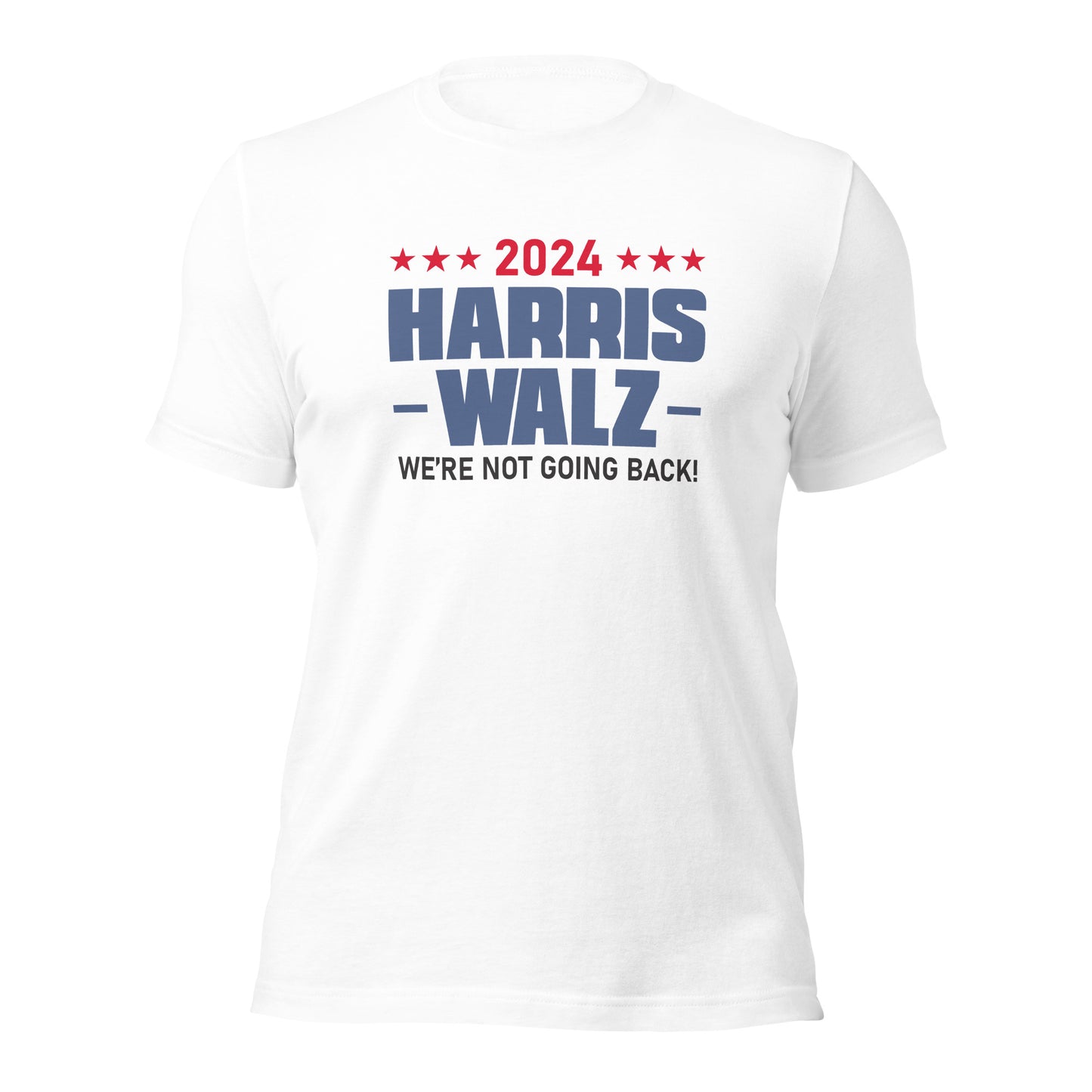 2024 Harris Walz We Are Not Going Back | Empowerment, Equality, Vote for Change T-Shirt (2)