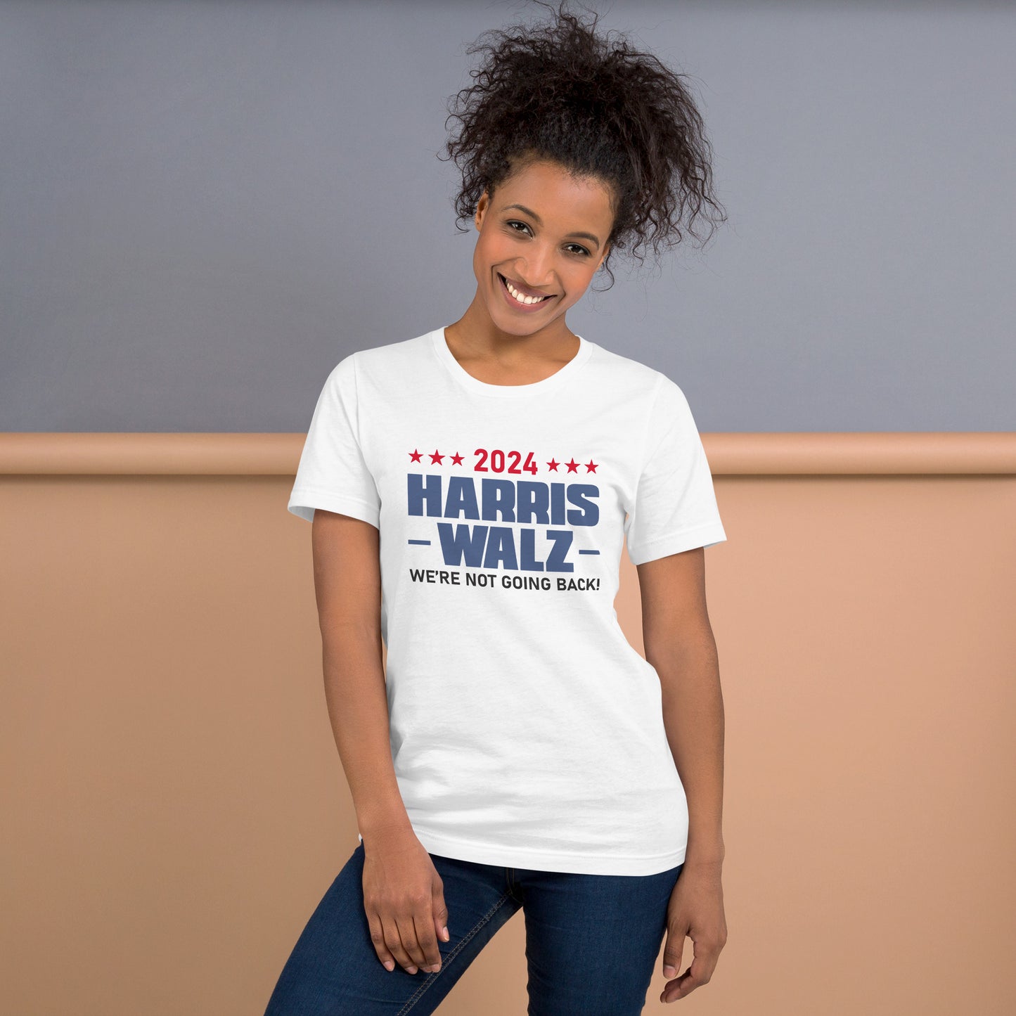 2024 Harris Walz We Are Not Going Back | Empowerment, Equality, Vote for Change T-Shirt (2)