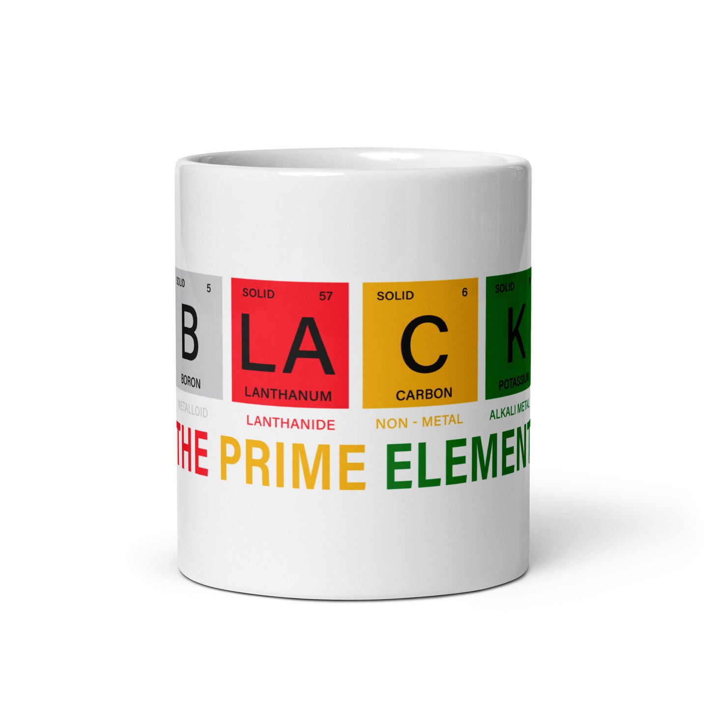 Black Element - White Glossy Mug