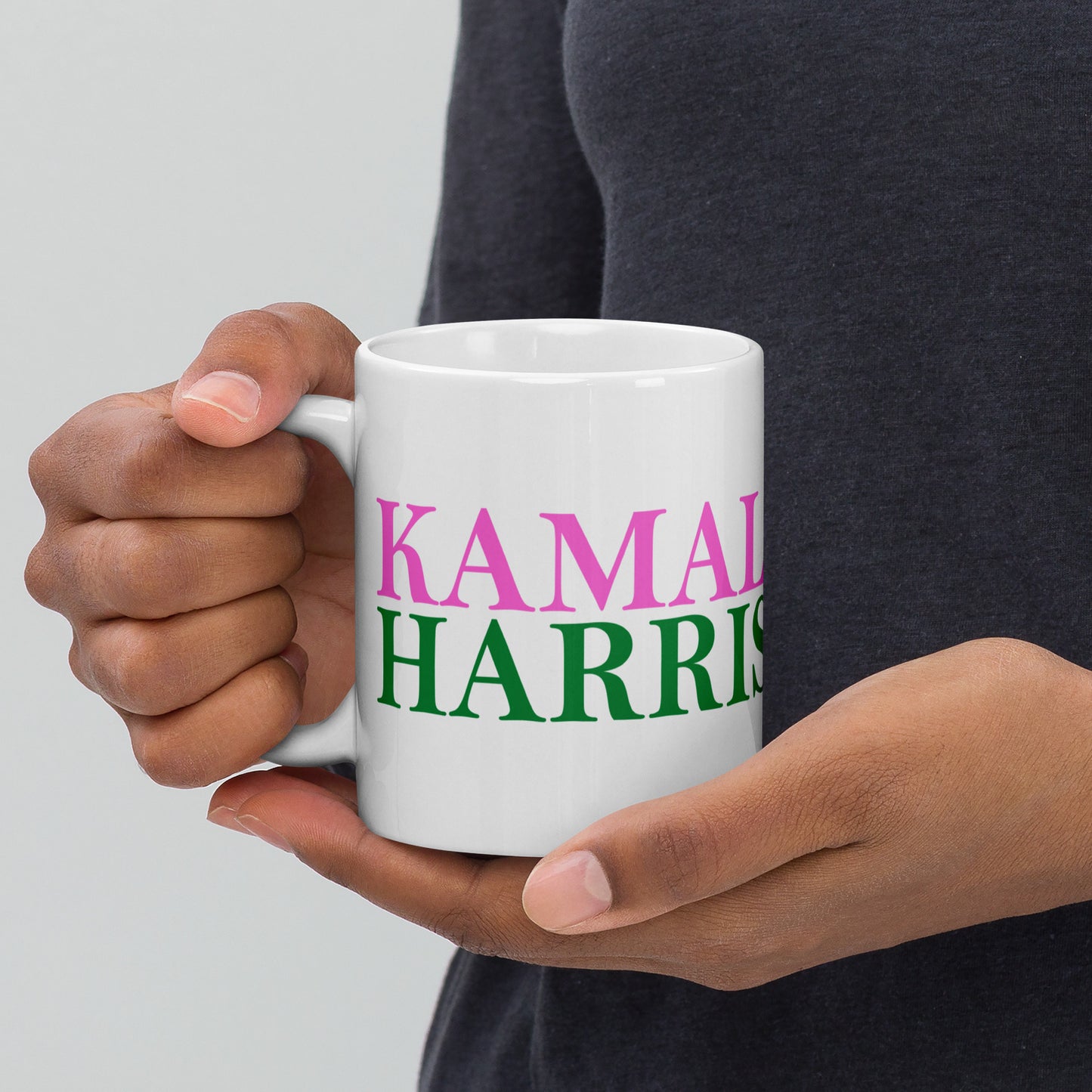 Kamala Harris 2024 Trailblazer White Glossy Mug