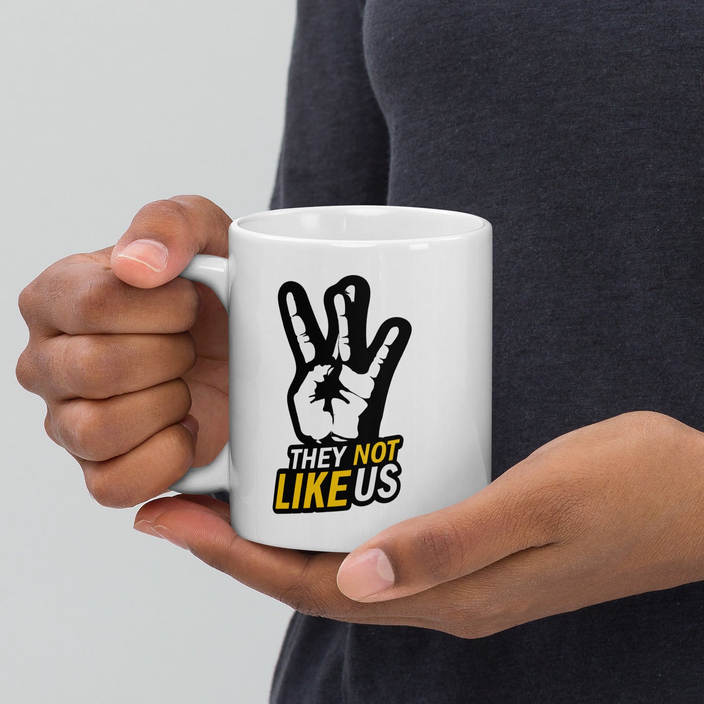 "They Not Like Us" Inspirational Ceramic Mug