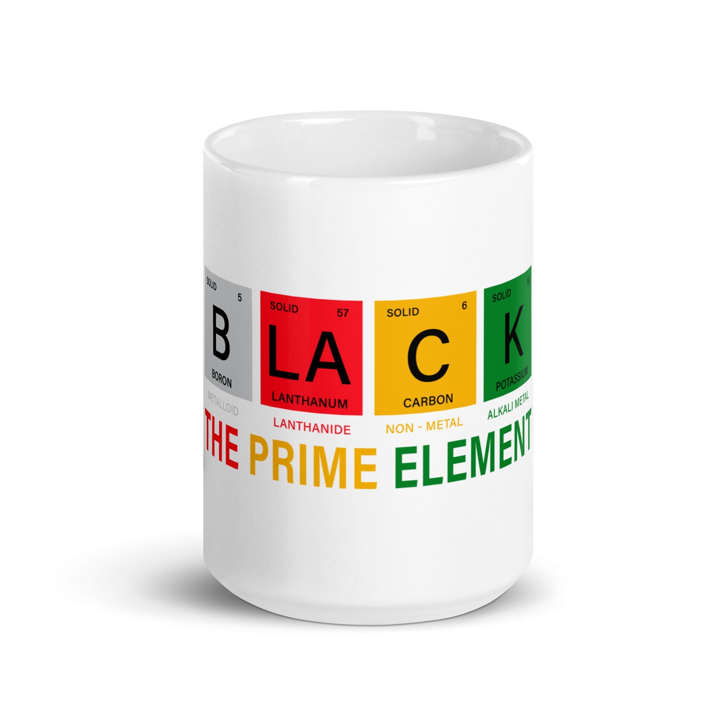 Black Element - White Glossy Mug