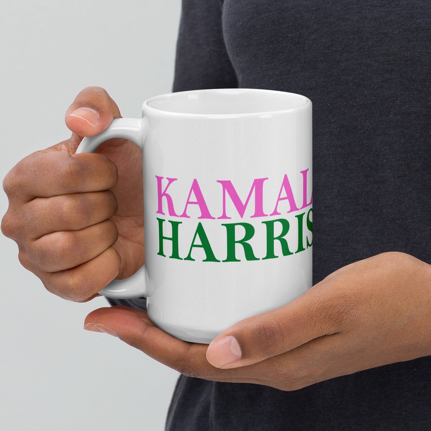 Kamala Harris 2024 Trailblazer White Glossy Mug