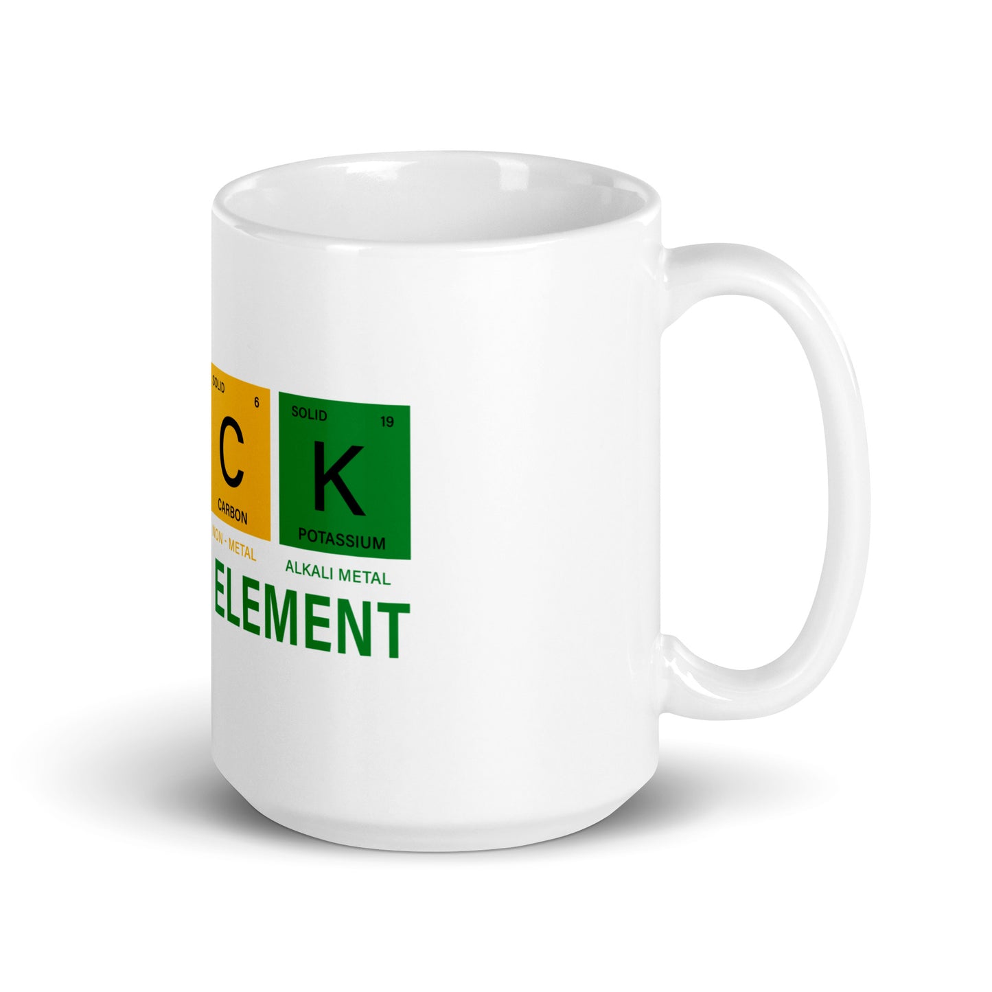 Black Element - White Glossy Mug