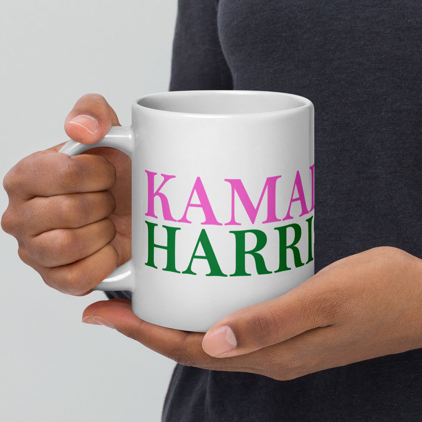 Kamala Harris 2024 Trailblazer White Glossy Mug