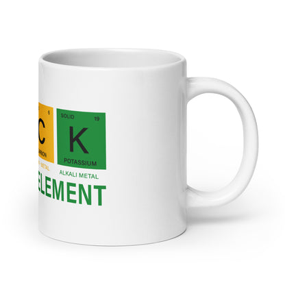 Black Element - White Glossy Mug