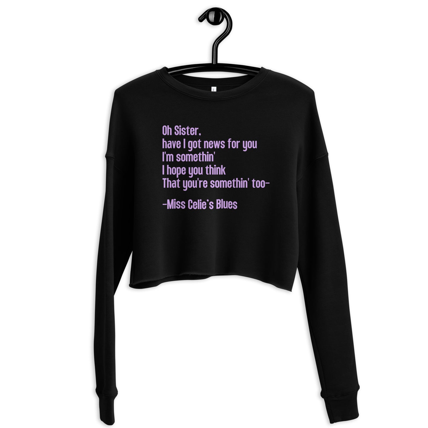 "Miss Celie's Blues" Crop Sweatshirt from The Color Purple