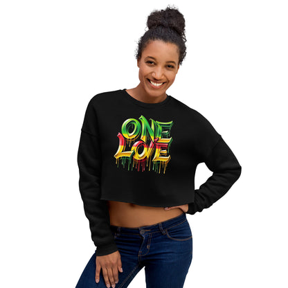 One Love Crop Sweatshirt