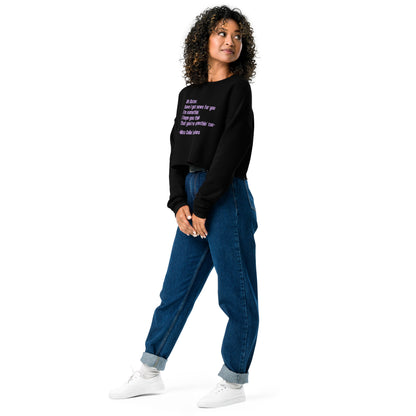 "Miss Celie's Blues" Crop Sweatshirt from The Color Purple